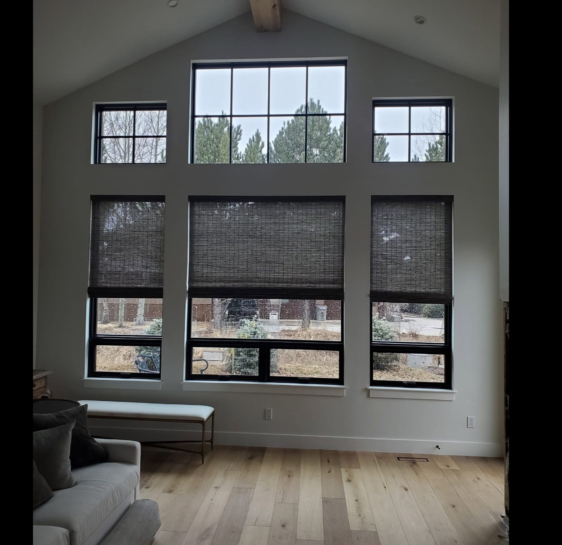 Woven Blinds for Tall Windows